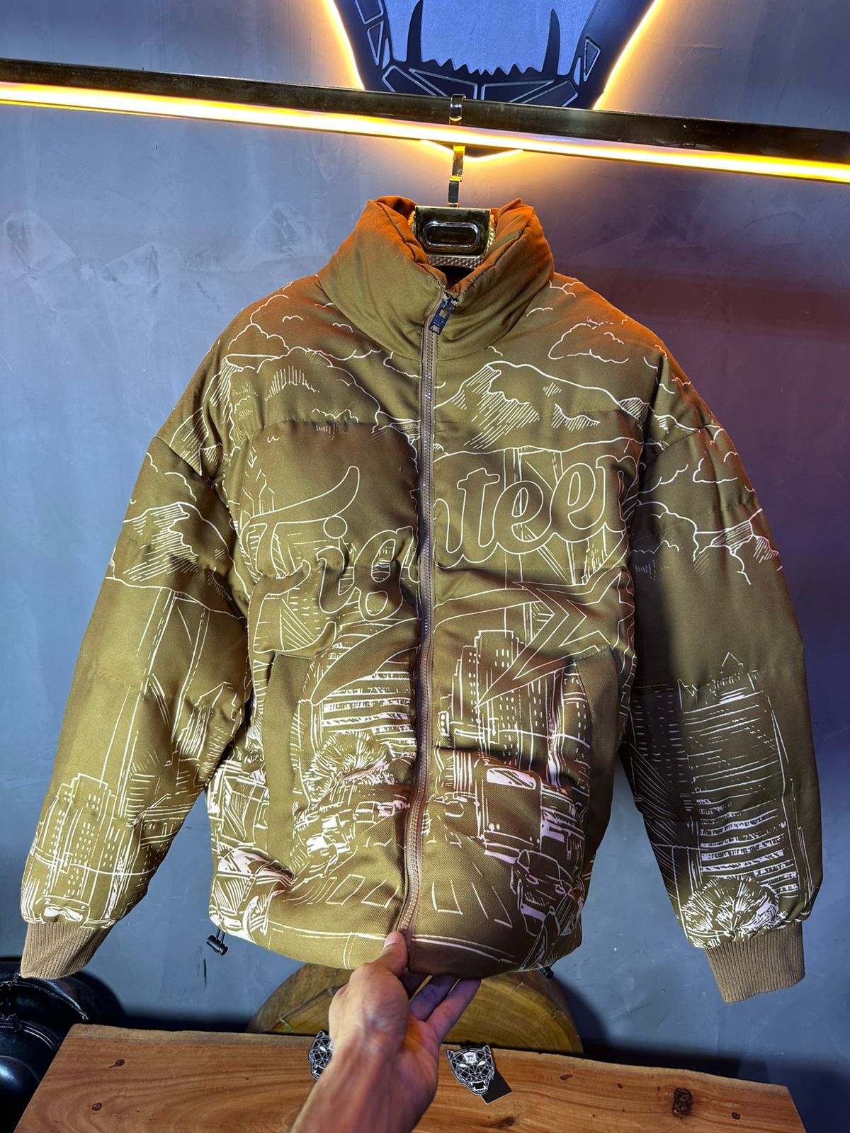 PUFER JACKET DIGITAL STYLE MARON 5667