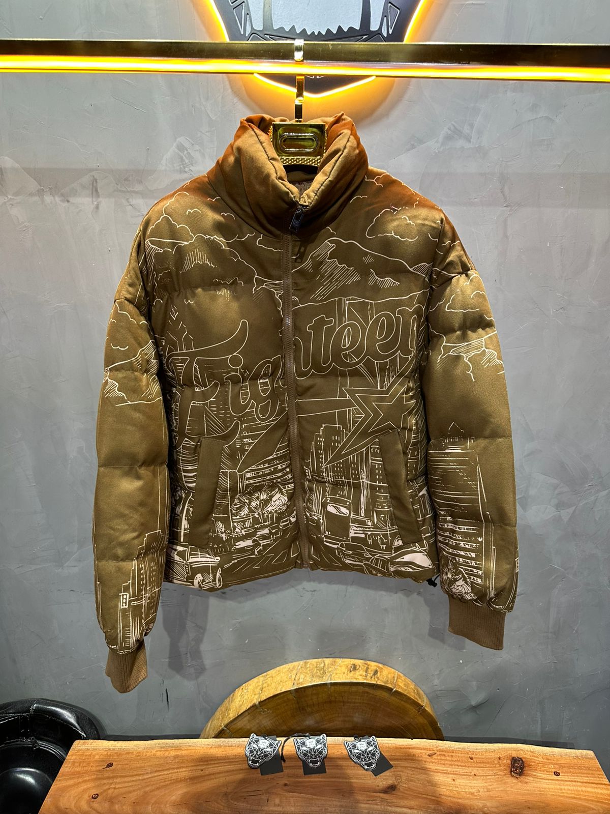 PUFER JACKET DIGITAL STYLE MARON 5667