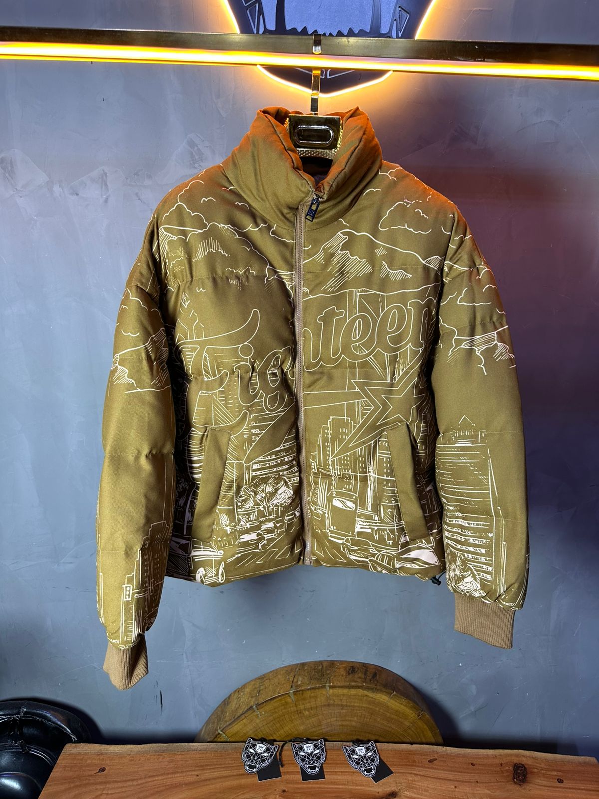 PUFER JACKET DIGITAL STYLE MARON 5667