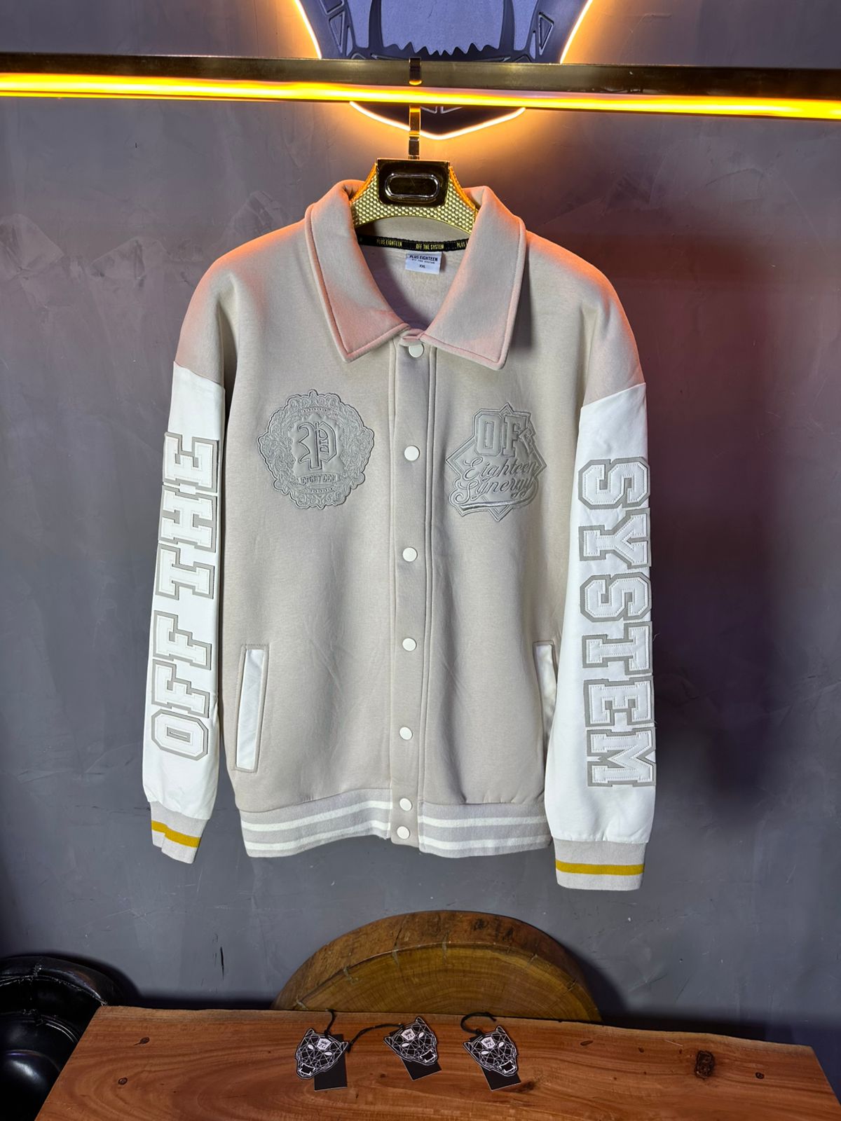 JACKET OVERSIZE BEIGE 5713