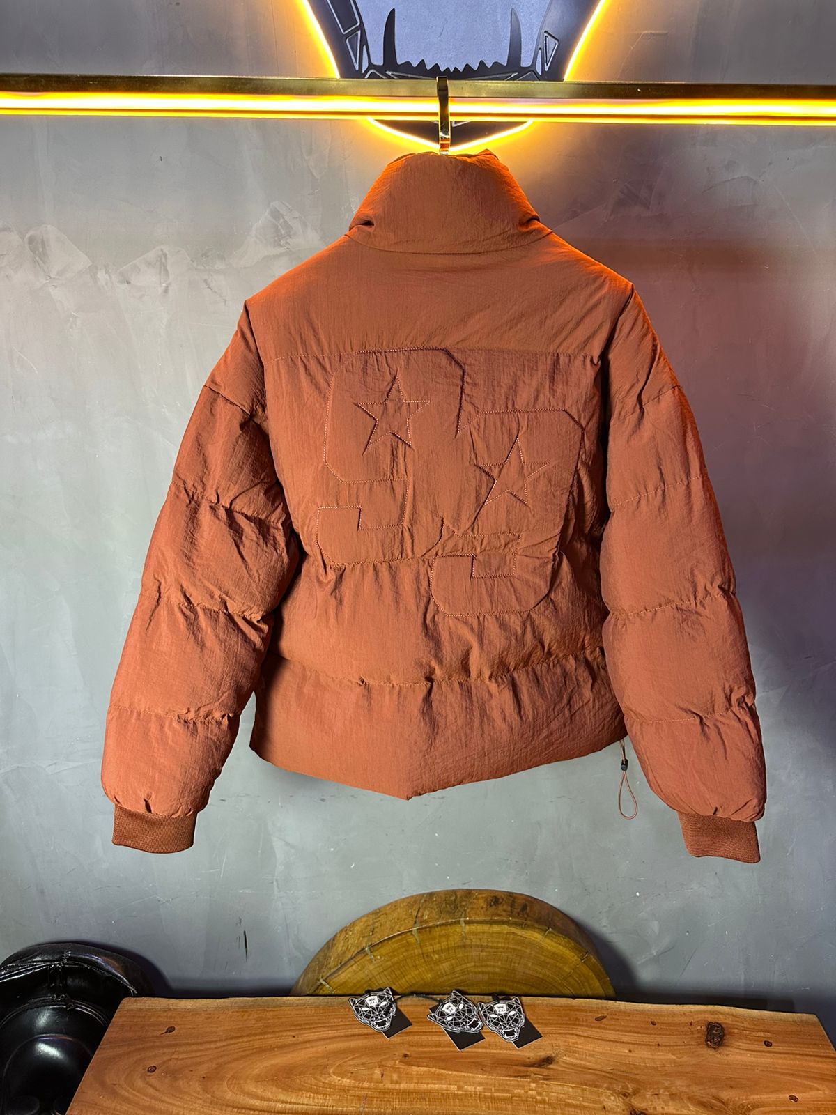 PUFER JACKET SIMPLE  ORANGE 3997