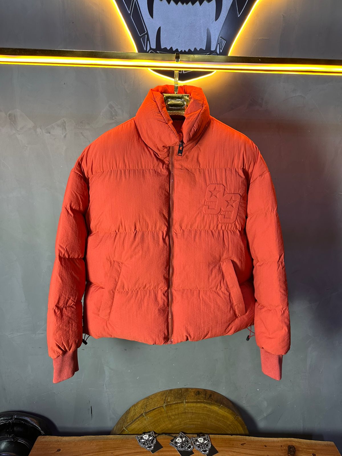 PUFER JACKET SIMPLE  ORANGE 3997