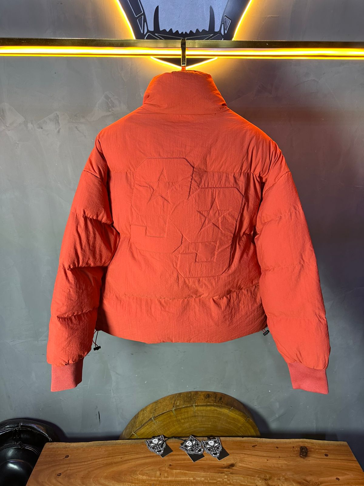 PUFER JACKET SIMPLE  ORANGE 3997