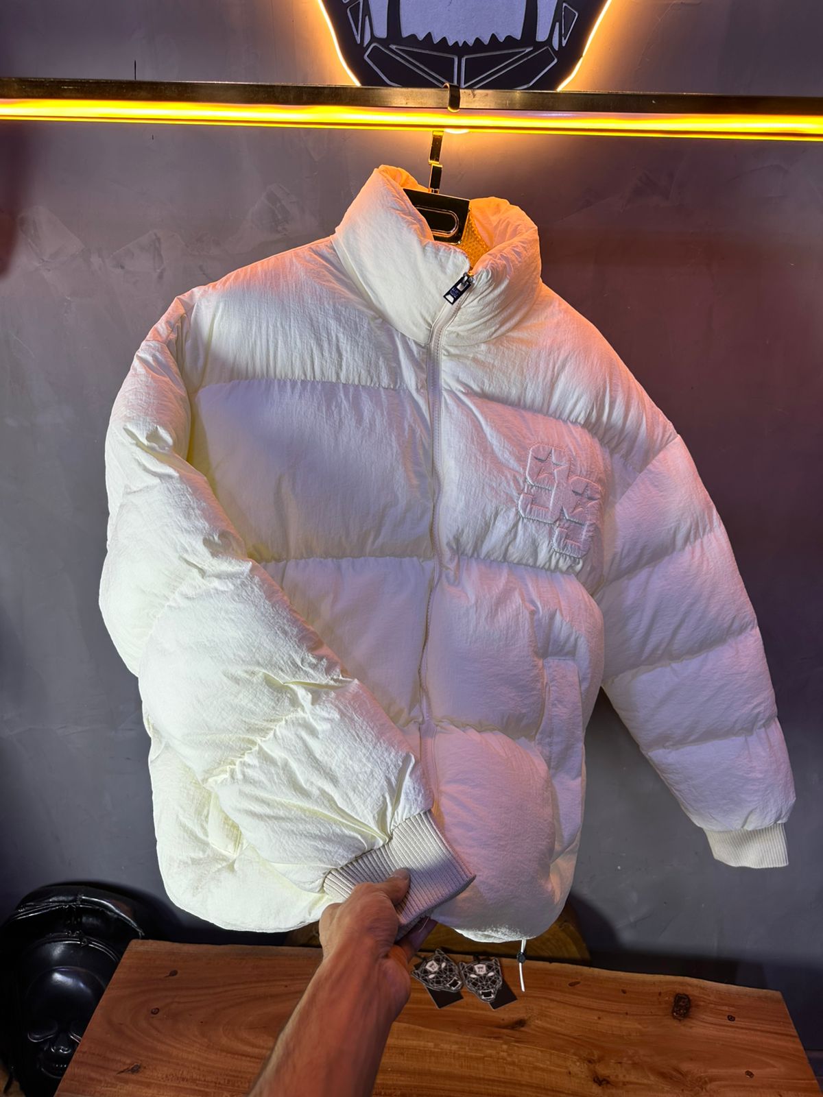 PUFER JACKET SIMPLE BEIGE 3997