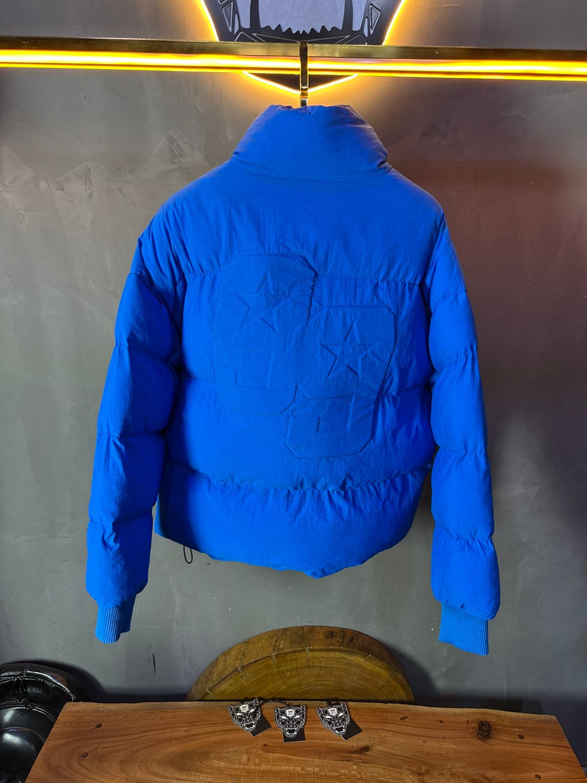 PUFER JACKET SIMPLE BLUE 3997