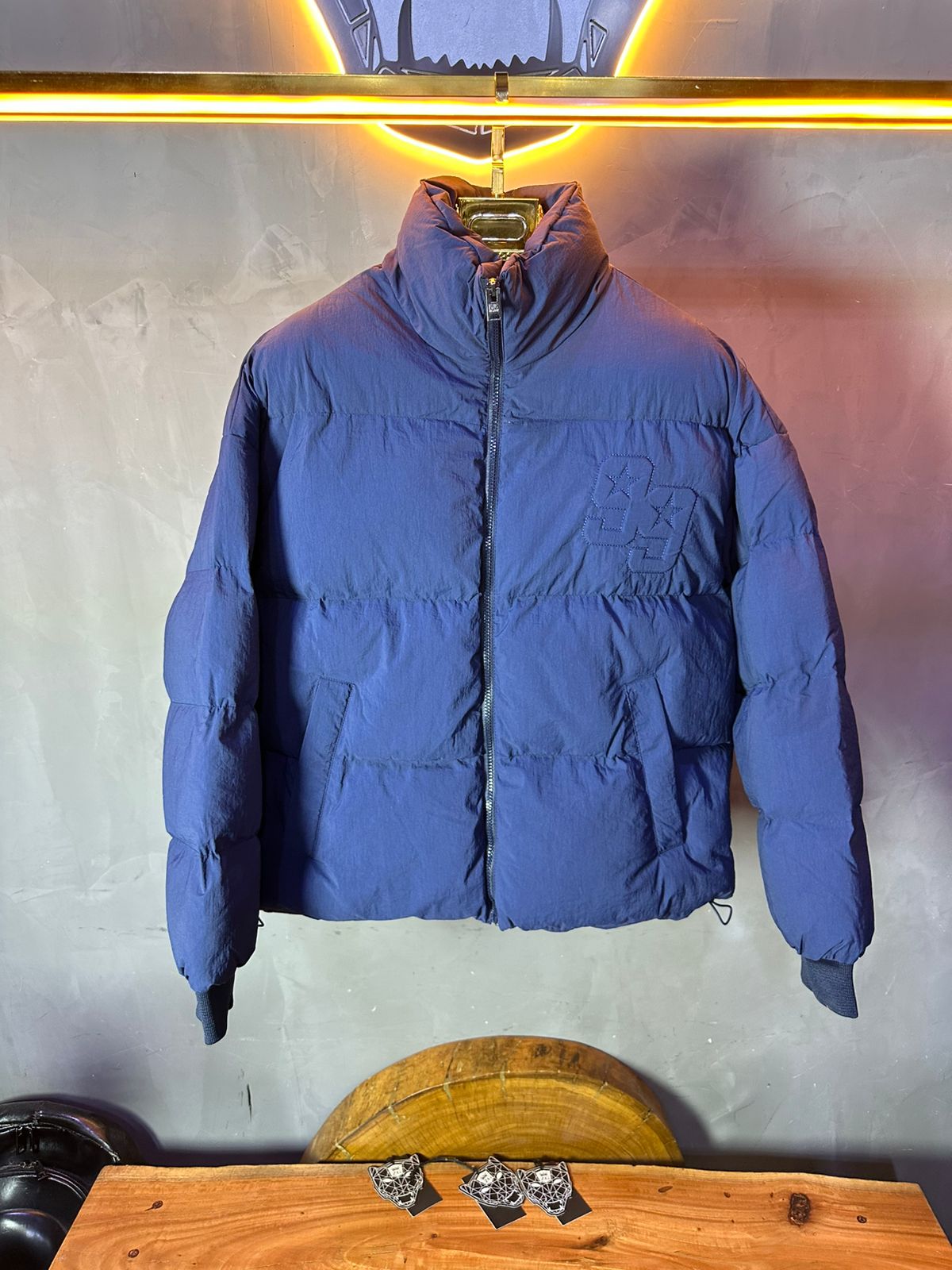 PUFER JACKET SIMPLE  BLEU 3997