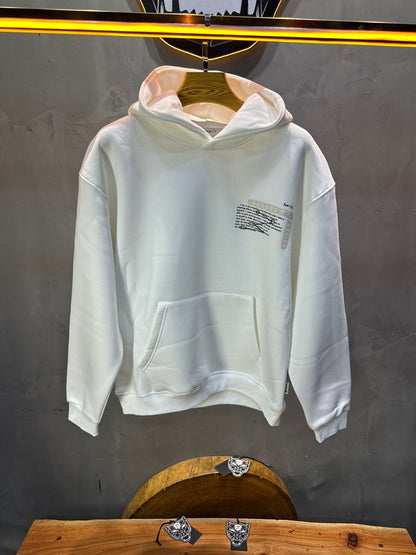 HOODIE SAW OVERSIZE WHITE 4995
