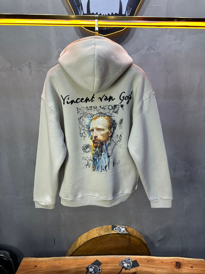 HOODIE SAW OVERSIZE BEIGE 4993