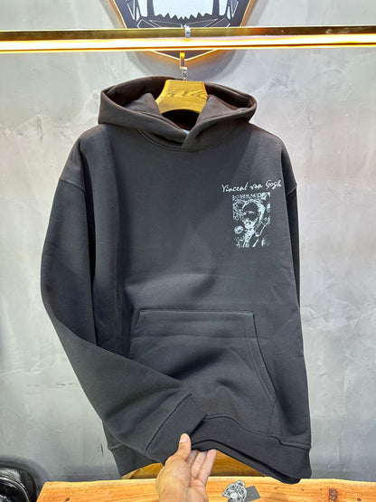 HOODIE SAW OVERSIZE BLACK 4973