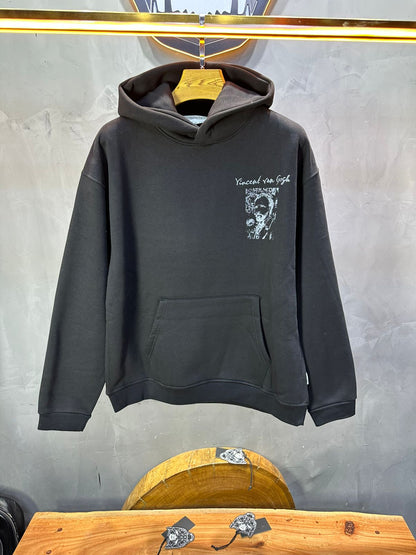 HOODIE SAW OVERSIZE BLACK 4973