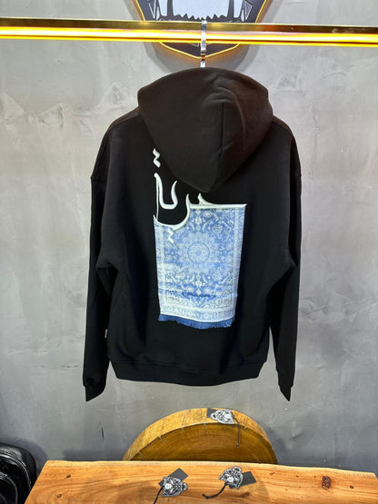 HOODIE SAW OVERSIZE BLACK 4990