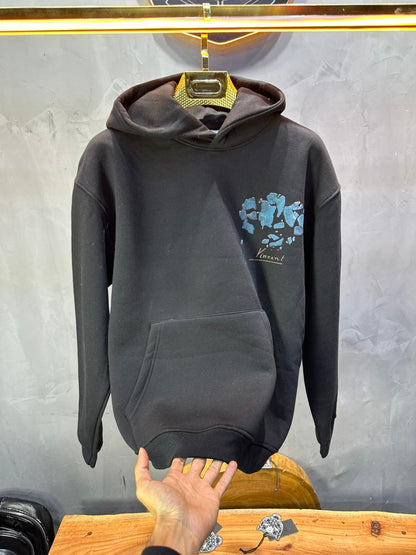 HOODIE SAW OVERSIZE BLACK 4998