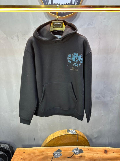 HOODIE SAW OVERSIZE BLACK 4998