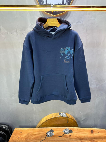 HOODIE SAW OVERSIZE BLUE 4998