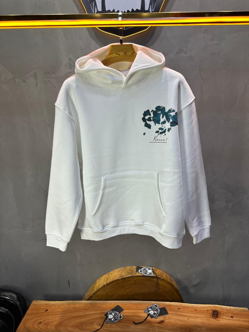 HOODIE SAW OVERSIZE WHITE 4998