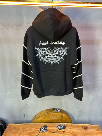 HOODIE SAW OVERSIZE BLACK 4991