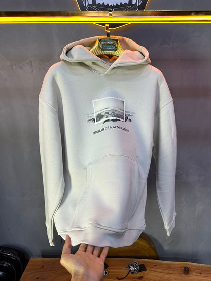 HOODIE SAW OVERSIZE BEIGE 4965