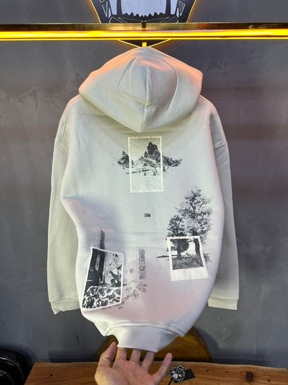 HOODIE SAW OVERSIZE BEIGE 4965