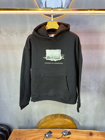 HOODIE SAW OVERSIZE BLACK 4965