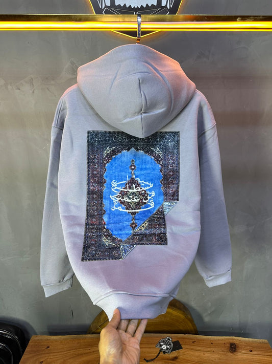 HOODIE SAW OVERSIZE BLUE 4978