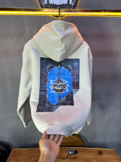 HOODIE SAW OVERSIZE BEIGE 4978