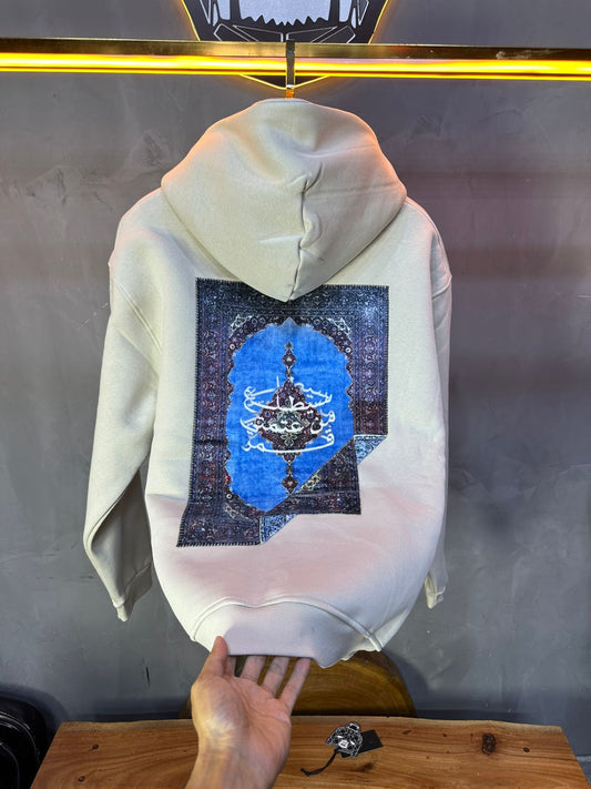 HOODIE SAW OVERSIZE BEIGE 4978