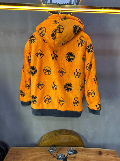 JACKET DOUBLE FAC OVER GREY/ORANGE 4950