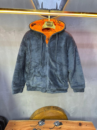 JACKET DOUBLE FAC OVER GREY/ORANGE 4950