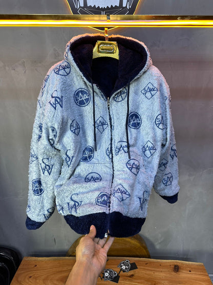 JACKET DOUBLE FAC OVER BLUE 4950