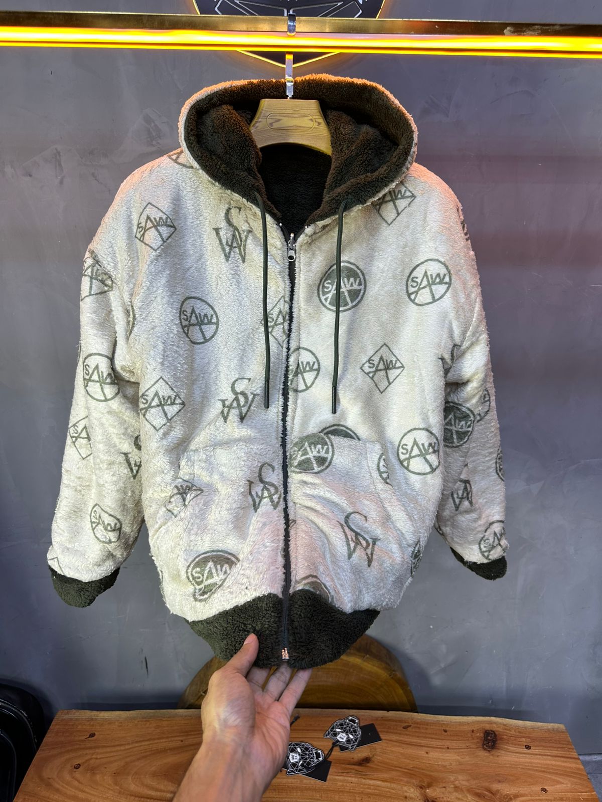 JACKET DOUBLE FAC OVER GREEN 4950