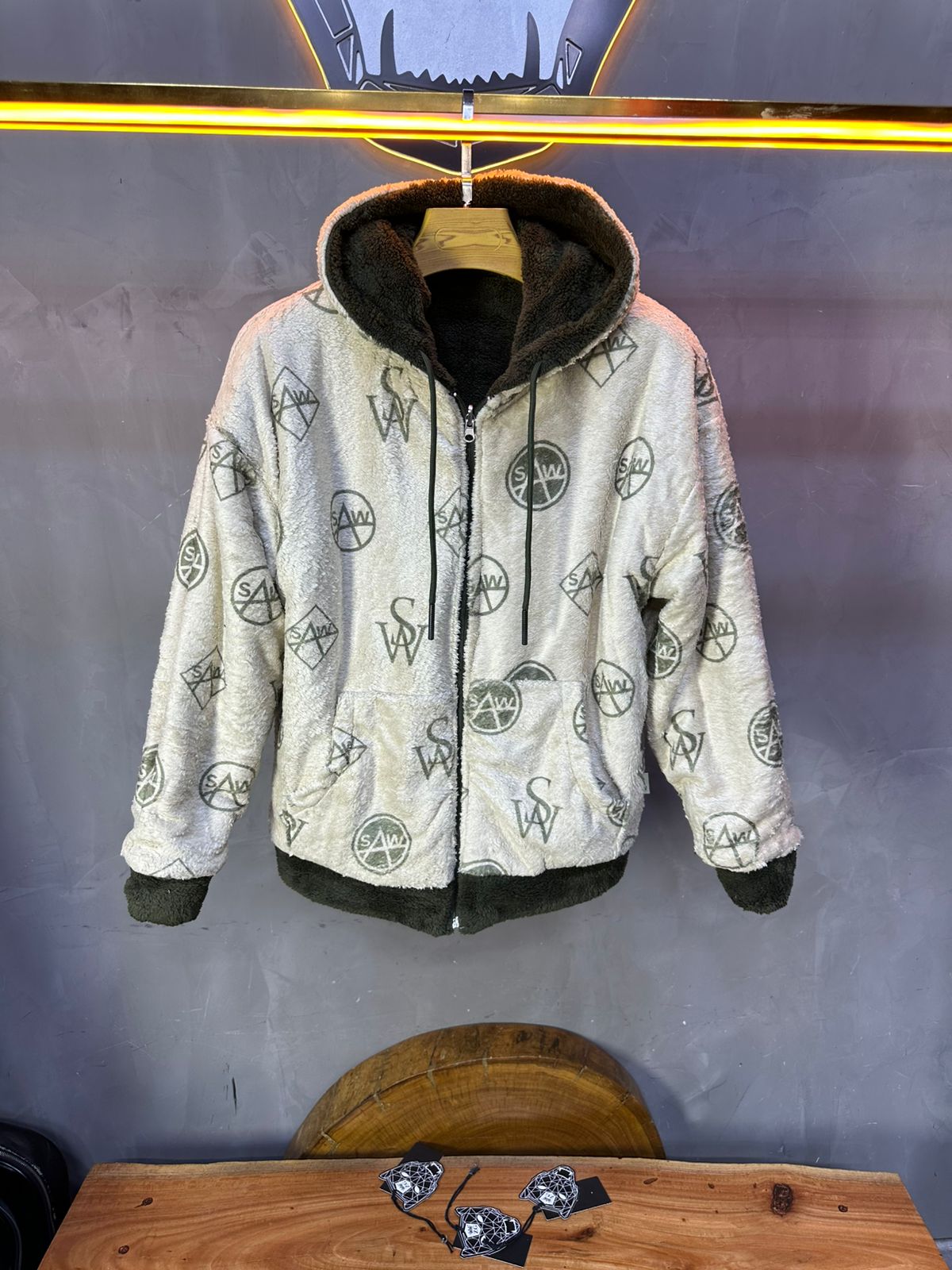 JACKET DOUBLE FAC OVER GREEN 4950