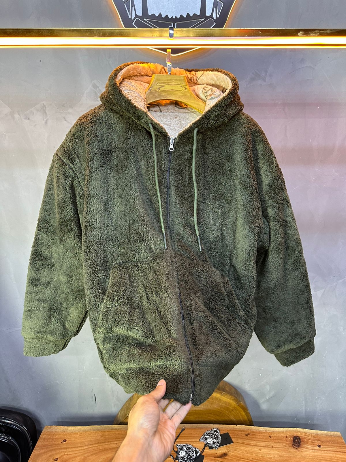 JACKET DOUBLE FAC OVER GREEN 4950
