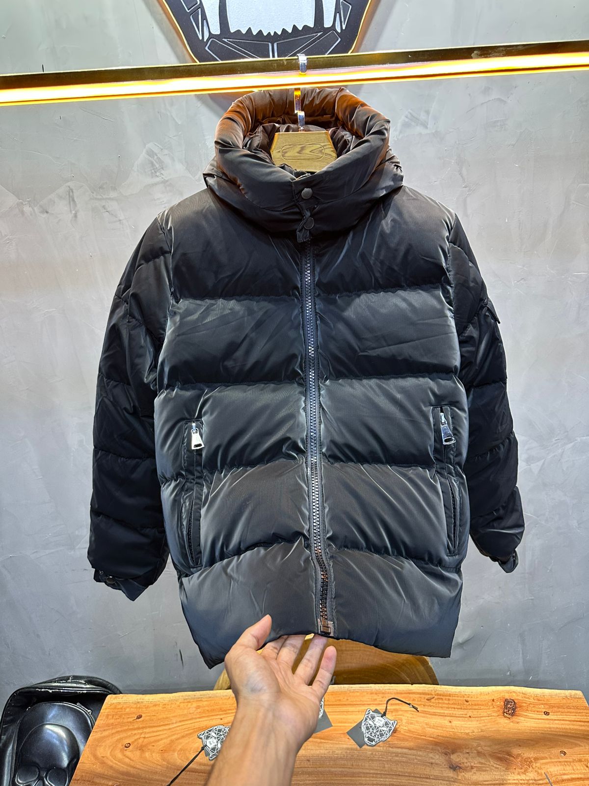 PUFFER JACKET BLACK 1021