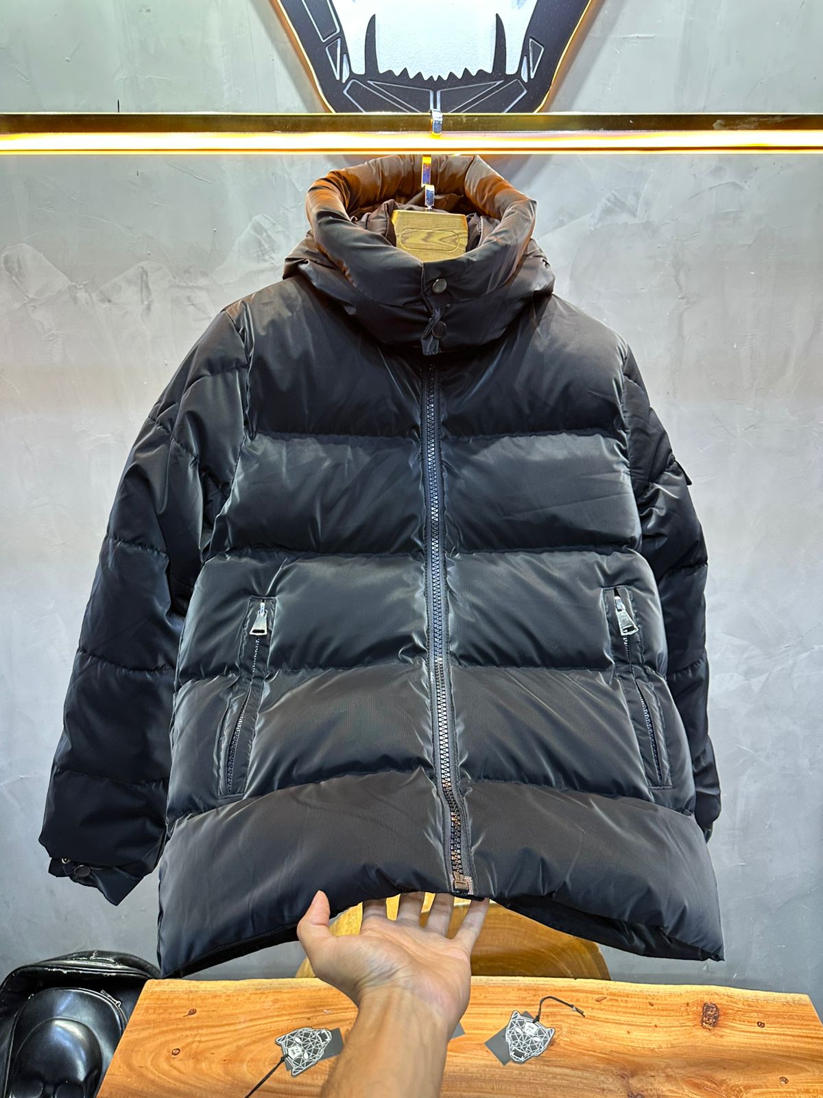 PUFFER JACKET BLACK 1021