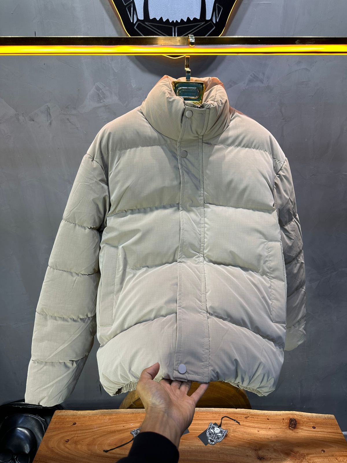 PUFFER JACKET BEIGE 1068