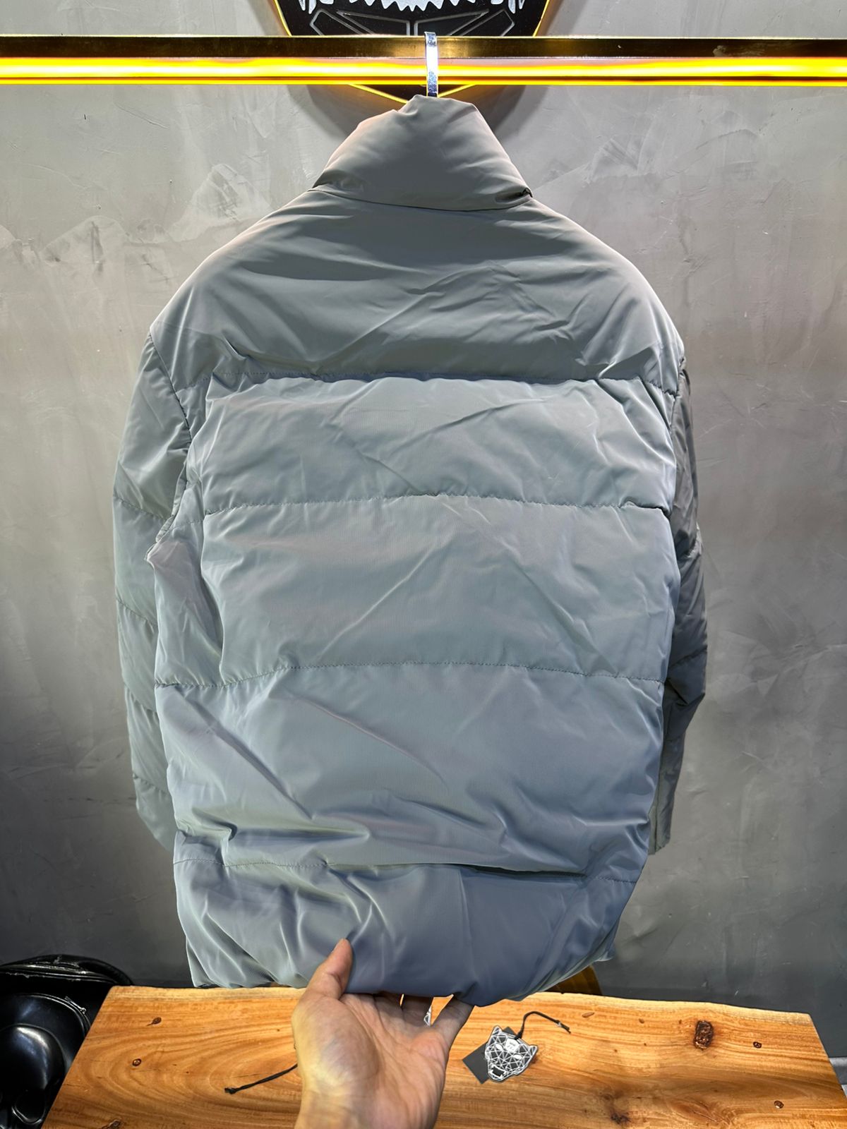 PUFFER JACKET GREY 1041