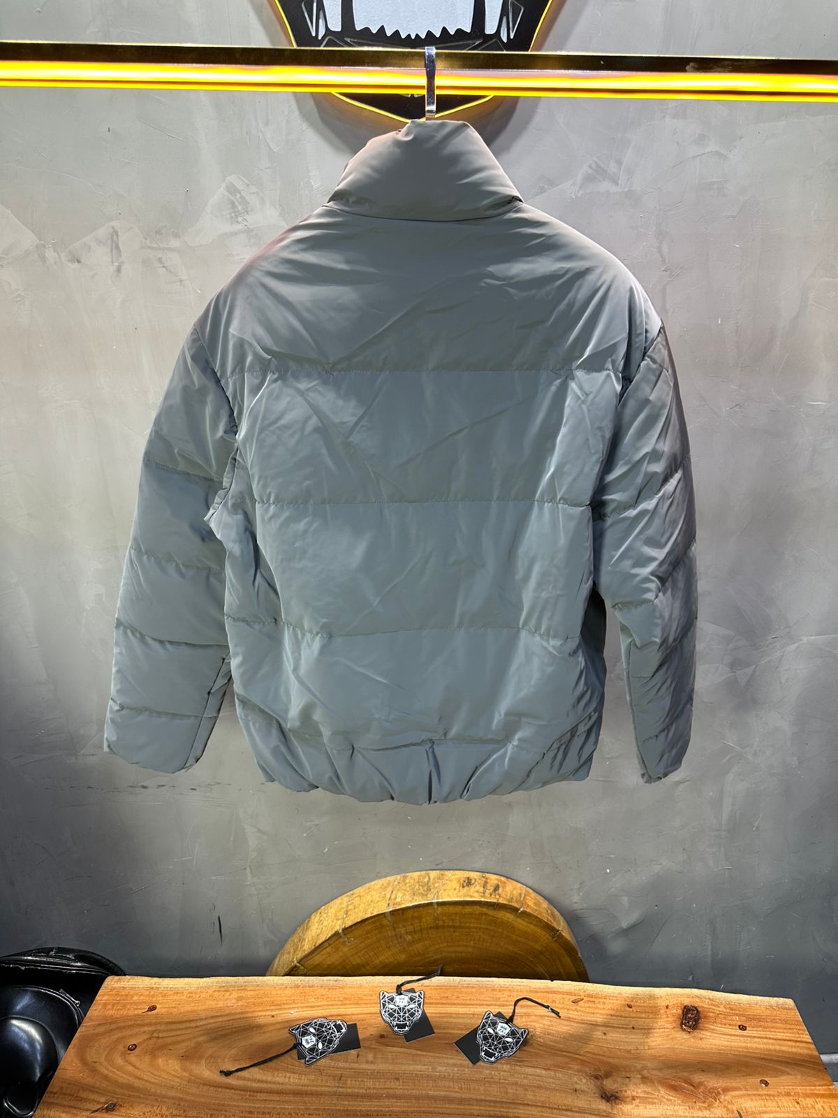 PUFFER JACKET GREY 1041