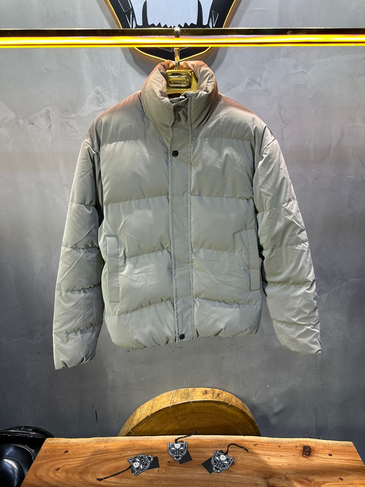 PUFFER JACKET BEIGE 1041