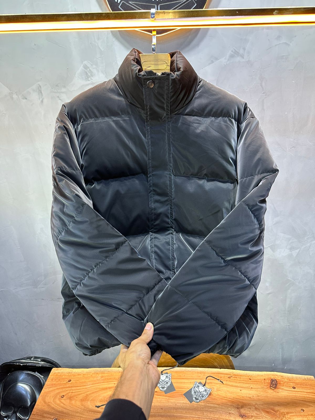 PUFFER JACKET BLACK 1041