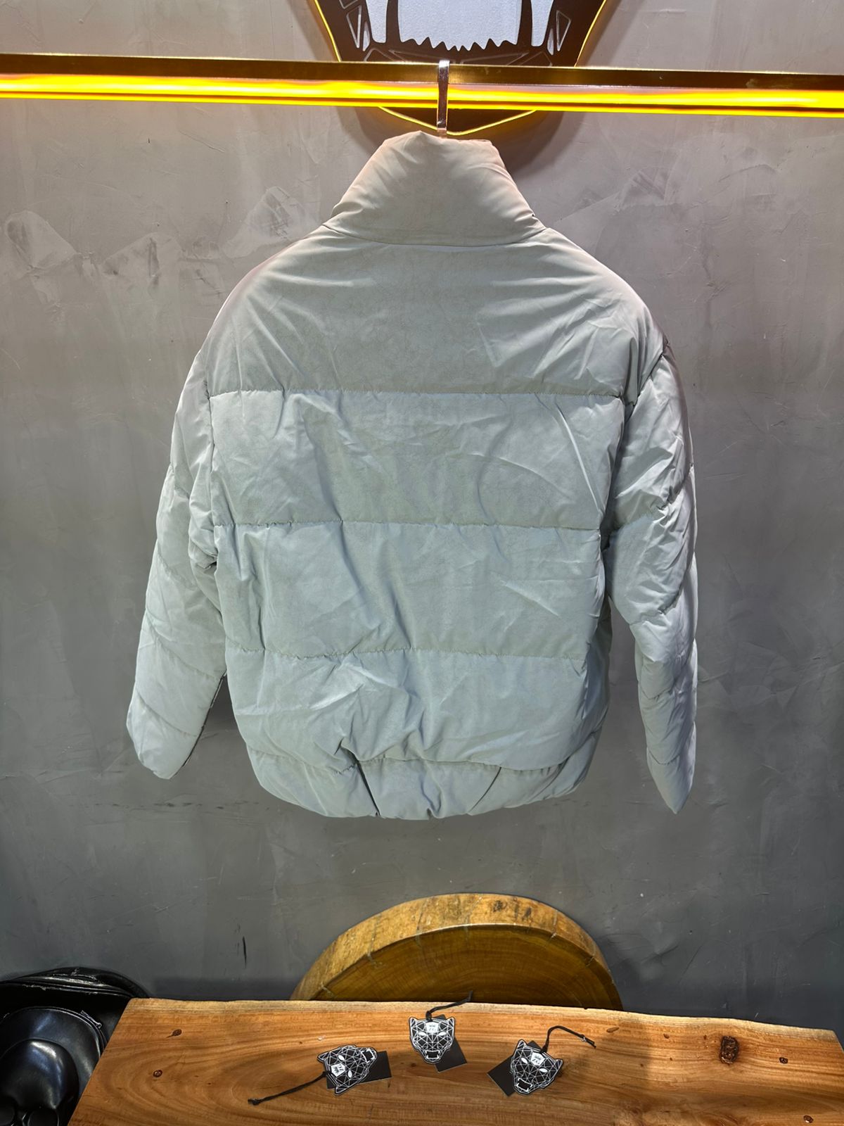 PUFFER JACKET GREY 1056