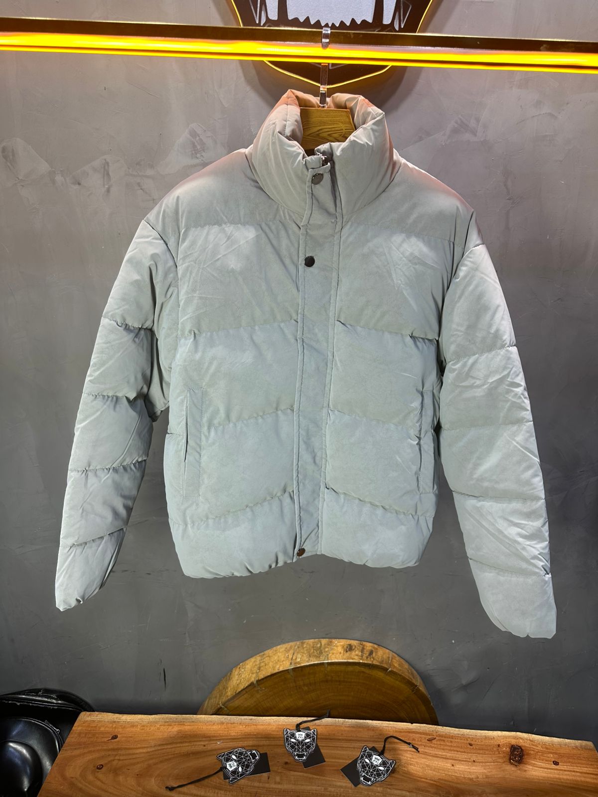 PUFFER JACKET GREY 1056