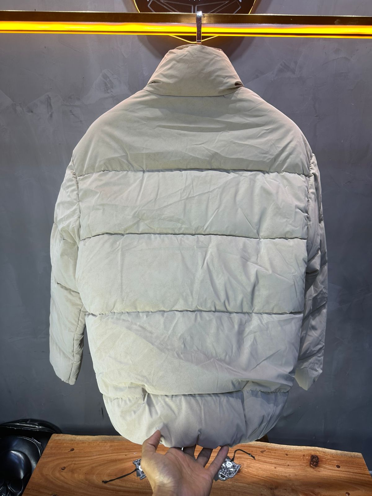 PUFFER JACKET BEIGE 1056