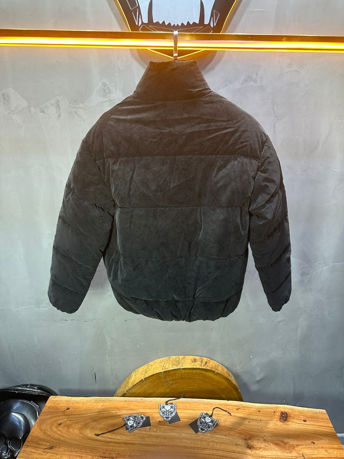 PUFFER JACKET BLACK 1056