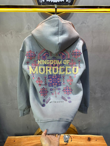HOODIE MOROCCO GRIS 7860 - ZG PREMIUM