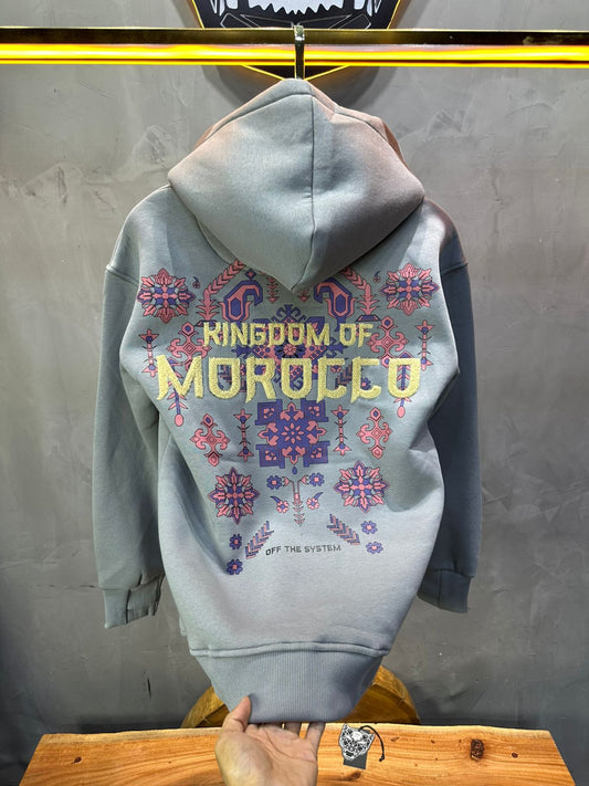 HOODIE MOROCCO GRIS 7860 - ZG PREMIUM