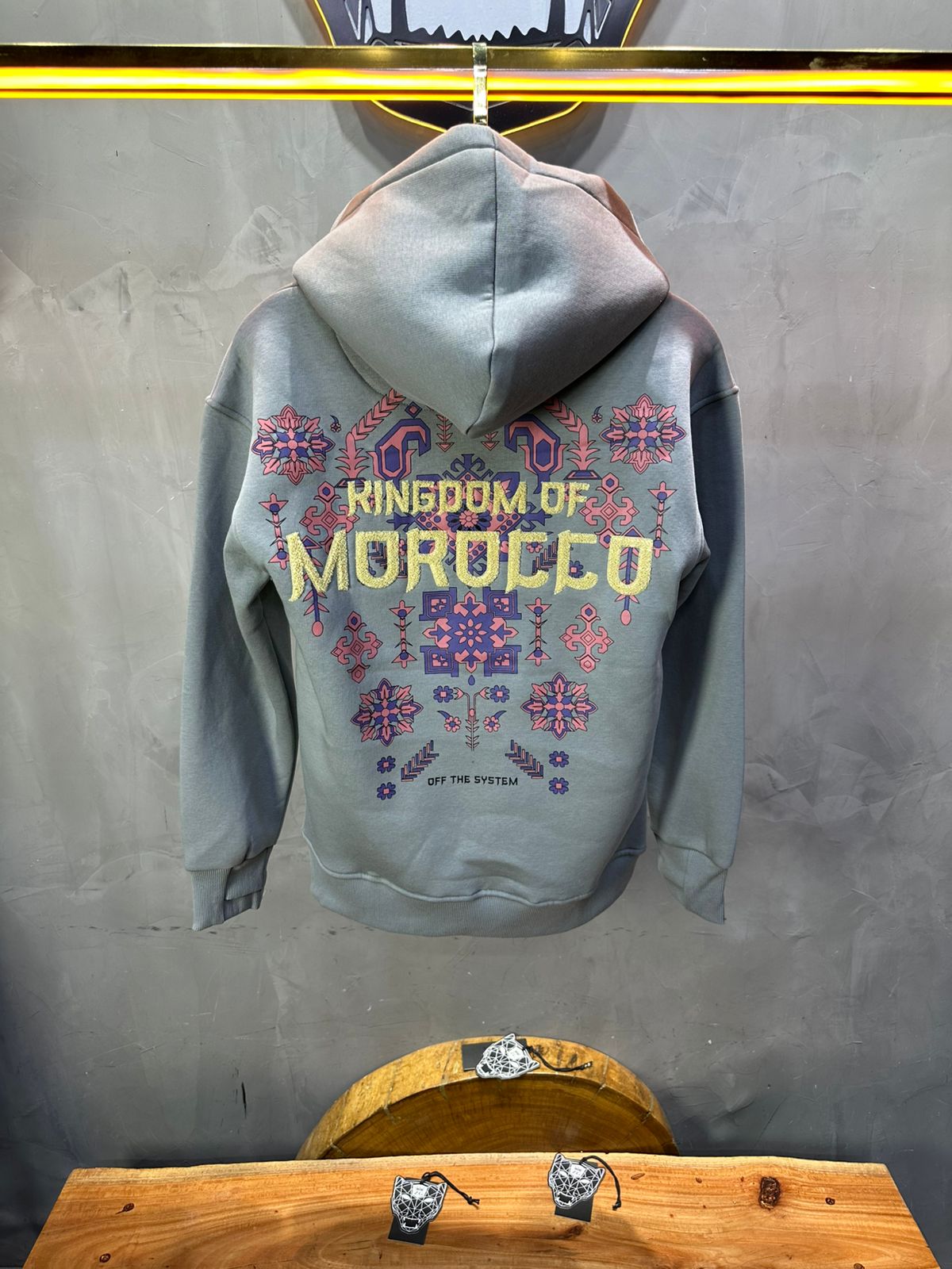 HOODIE MOROCCO GRIS 7860 - ZG PREMIUM