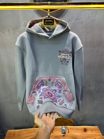 HOODIE MOROCCO GRIS 7860 - ZG PREMIUM