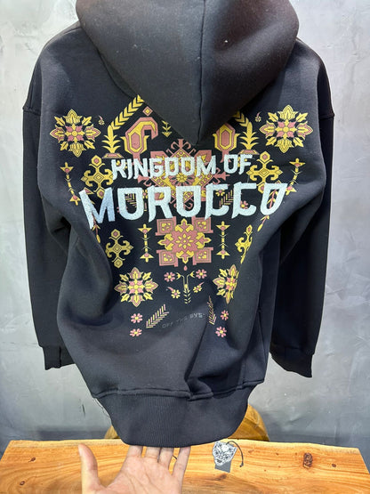 HOODIE MOROCCO BLACK 7860 - ZG PREMIUM