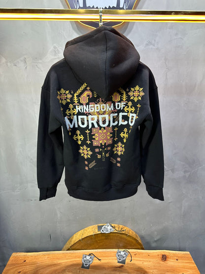 HOODIE MOROCCO BLACK 7860 - ZG PREMIUM