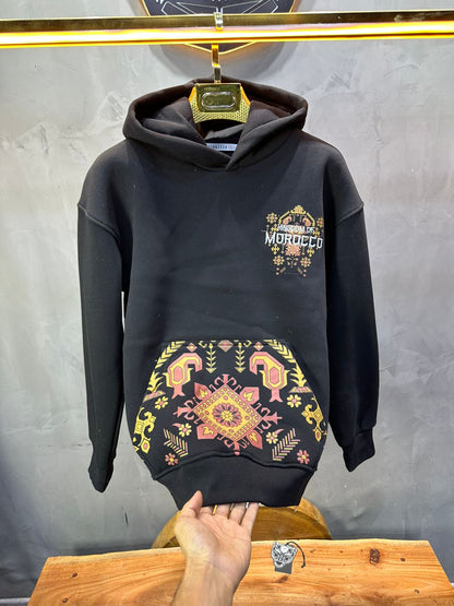 HOODIE MOROCCO BLACK 7860 - ZG PREMIUM